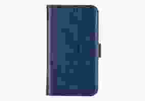Чехол 2E Eco Leather универсальный для смартфонов с диагональю 6-6.5″, Navy (-UNI-6-6.5-HDEL-NV)