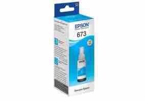 Чернила Epson C13T67324A L800 cyan