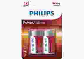 Батарейка Philips Power Alkaline C BLI 2 LR14P2B/10