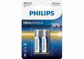 Батарейка Philips Ultra Alkaline AA BLI 2 LR6E2B/10