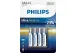 Батарейка Philips Ultra Alkaline AAA BLI 4 LR03E4B/10