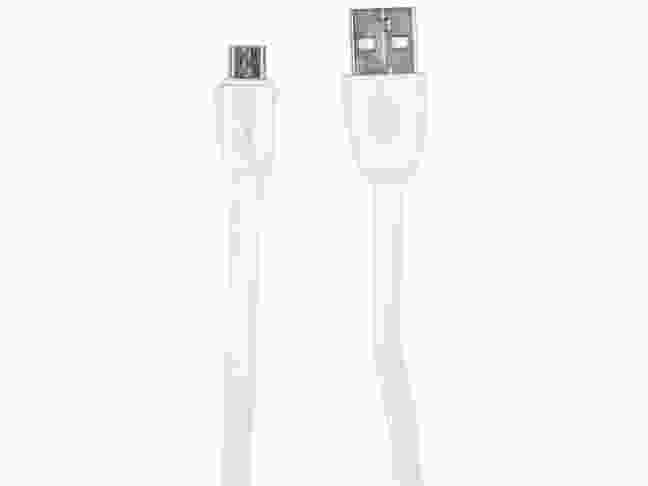 Кабель Recci USB  JELLY/ 100cm Micro USB cable, Output 2.4A (white)