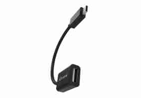 Кабель Nomi OTG 01m USB micro 0,1 м (Black)