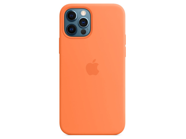 Чехол Apple Silicone Case for iPhone 12 Pro Max HQ Kumquat