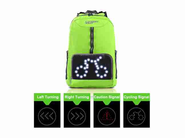 Рюкзак с подсветкой VUP NB-8233 зеленый