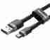 Кабель BASEUS Cafule USB to micro 1м black+grey