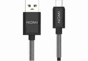 Кабель Nomi USB 2.0 AM to Micro 5P 1.0m DCMQ Black  (316210)