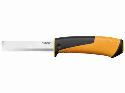 Нож с точилом Fiskars Плотницкий с точилом (1023621)