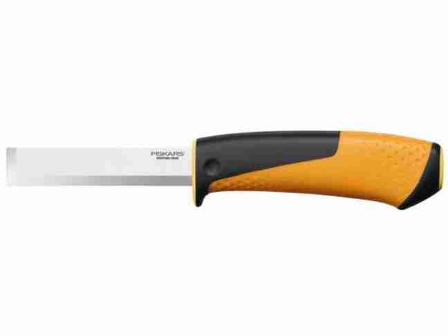 Нож с точилом Fiskars Плотницкий с точилом (1023621)