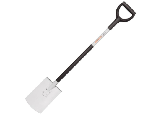 Лопата штыковая Fiskars с закругленным лезвием облегченная 131503 (1019601)
