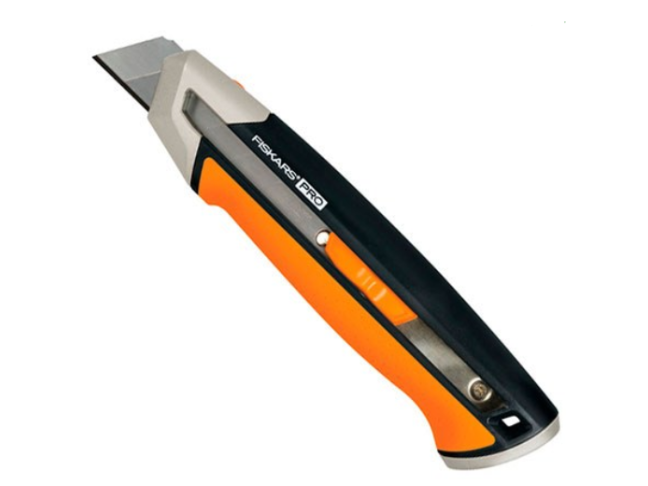 Нож с выдвижным лезвием Fiskars Pro CarbonMax 25 мм (1027228)