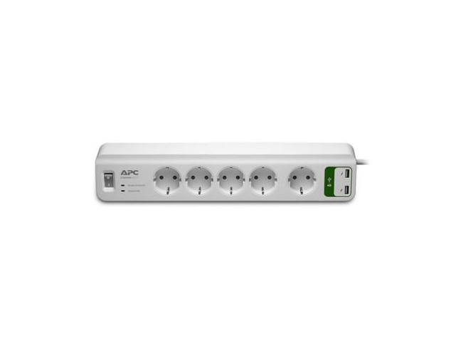 Удлинитель APC Essential SurgeArrest 5 outlets + 2 USB (5V, 2.4A PM5U-RS)