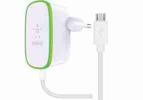 Мережевий зарядний пристрій Belkin USB Home Charger (2.4Amp) з кабелем Micro-USB F7U009vf06-WHT