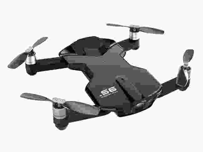 Квадрокоптер WINGSLAND S6 GPS 4K Pocket Drone (Black)