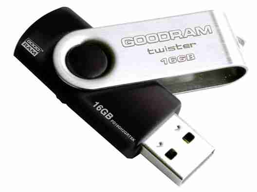 USB флеш накопитель GOODRAM 16 GB Twister Black (UTS2-0160K0R11)