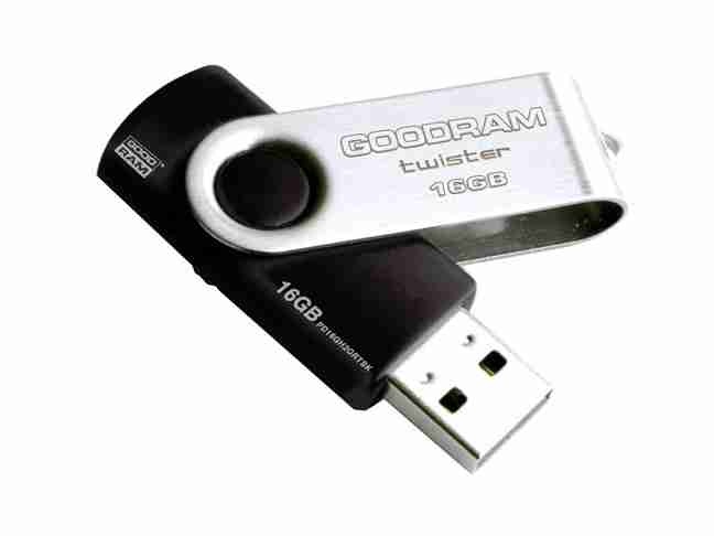 USB флеш накопитель GOODRAM 16 GB Twister Black (UTS2-0160K0R11)