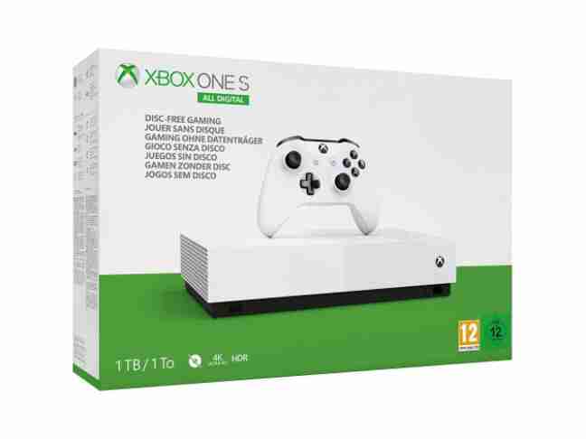 Стационарная игровая приставка Microsoft Xbox One S 1Tb White All-Digital Edition + Assassin's Creed Unity