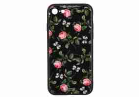 Чохол WK для Apple iPhone 7/8 WPC-061 Flowers RD/BK 681920359814