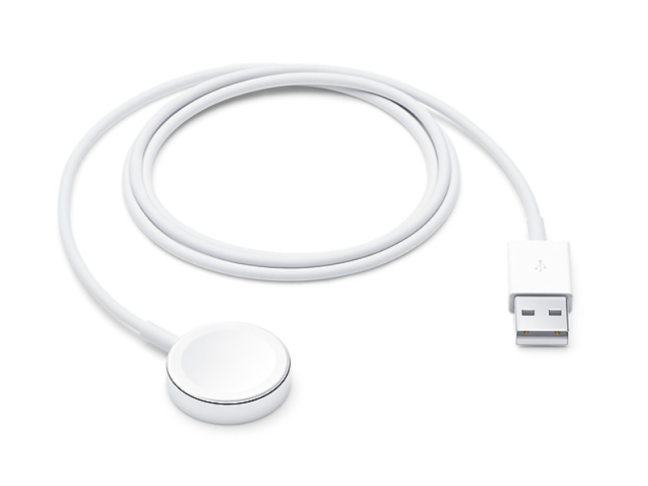 Бездротовий зарядний пристрій Apple Watch Magnetic Charging Cable (1 m) (MKLG2, MU9G2)