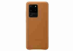 Чохол Samsung Leather Cover для Galaxy S20 Ultra (G988) Brown EF-VG988LAEGRU