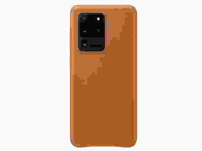 Чохол Samsung Leather Cover для Galaxy S20 Ultra (G988) Brown EF-VG988LAEGRU