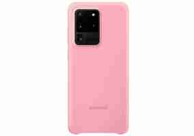 Чохол Samsung Silicone Cover для Galaxy S20 Ultra (G988) Pink EF-PG988TPEGRU