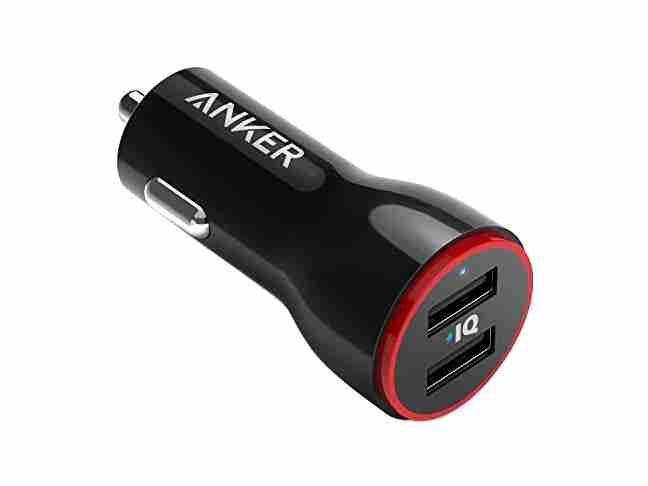 Автомобільний зарядний пристрій ANKER PowerDrive 2 24W 2xUSB V3 (Black) A2310G11