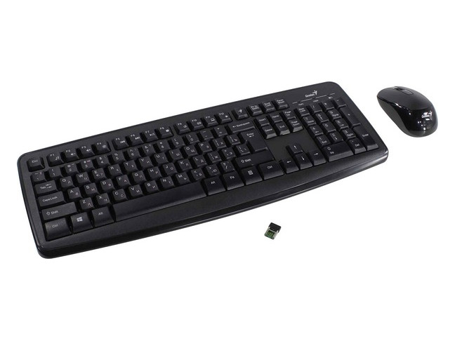 Комплект (клавіатура + миша) Genius Smart KM-8100 Black Ukr (31340004410)