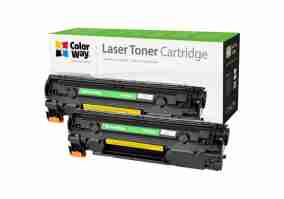 Лазерный картридж ColorWay для HP CE285X Dual Pack (CW-H285XFM)