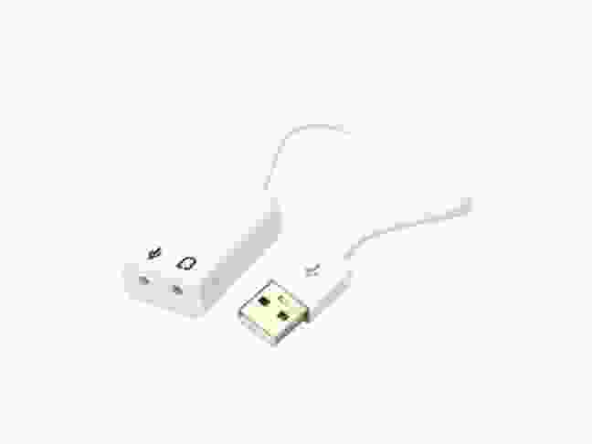 Звуковая плата Dynamode C-Media USB 8 3D RTL (USB-SOUND7-WHITE)