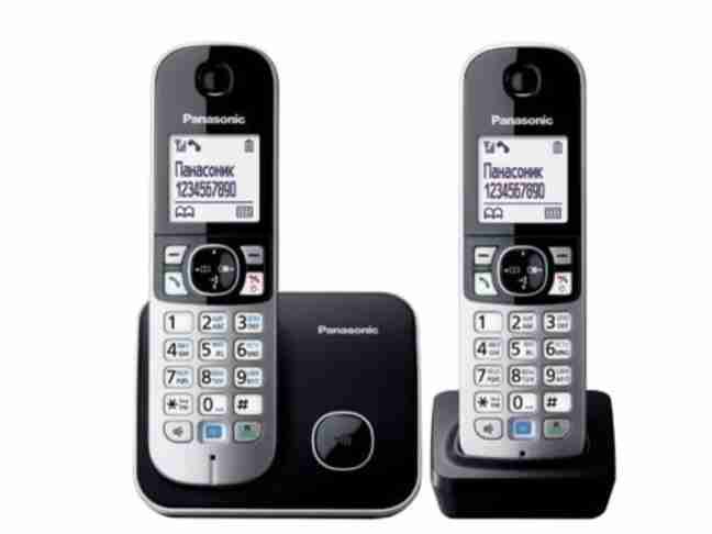 Радиотелефон Panasonic Black KX-TG6812UAB