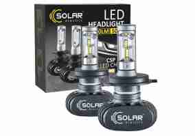 Светодиодные лампы Solar LED H4 12/24V 6000K 50W Seoul CSP
