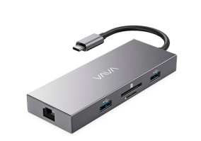 Мультипортовий адаптер VAVA USB-C Hub, 8-in-1 Adapter with Gigabit Ethernet Port, 100W PD Charging Port (VA-UC008)