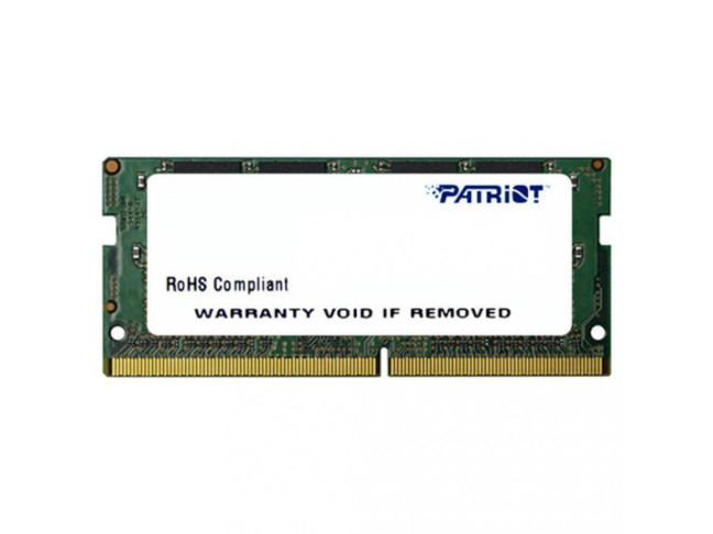 Модуль пам'яті Patriot 8 GB SO-DIMM DDR4 2666 MHz Signature Line (PSD48G266681S)