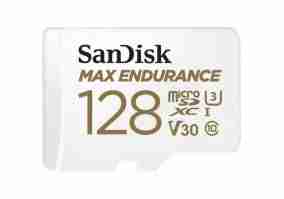 Карта пам'яті SanDisk 128 GB microSDXC Max Endurance UHS-I U3 V30 + SD adapter SDSQQVR-128G-GN6IA