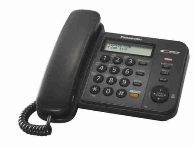 Телефон шнуровий Panasonic Black KX-TS2356UAB