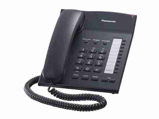 Телефон шнуровой Panasonic Black KX-TS2382UAB