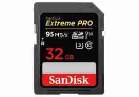 Карта памяти SanDisk 32 GB SDHC UHS-I U3 Extreme Pro SDSDXXG-032G-GN4IN