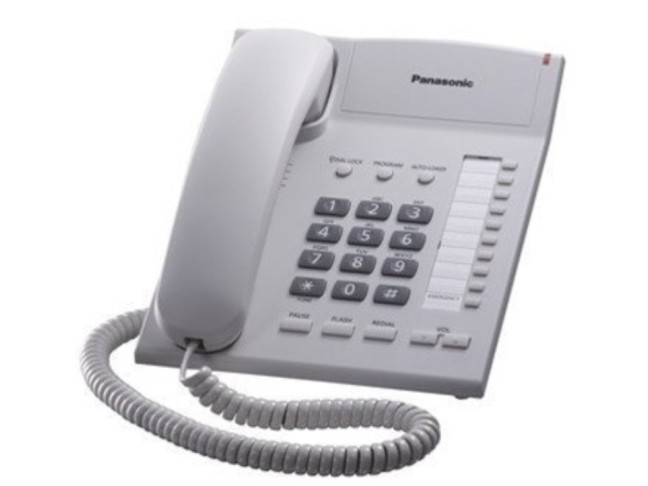 Телефон шнуровой Panasonic White KX-TS2382UAW