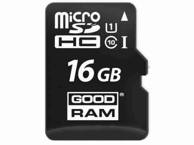 Карта памяти GOODRAM 16 GB microSDHC class 10 UHS-I (M1A0-0160R12)