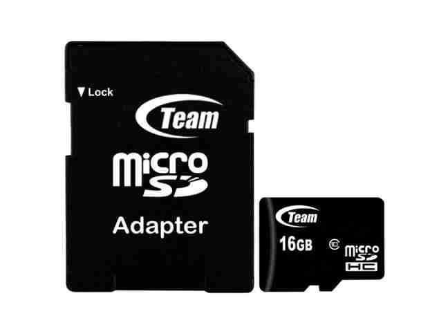 Карта памяти Team 16 GB microSDHC Class 10+ SD Adapter (TUSDH16GCL1003)