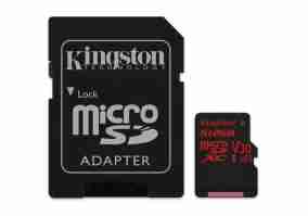 Карта пам'яті Kingston 512 GB microSDXC class 10 UHS-I U3 Canvas React + SD Adapter SDCR/512GB