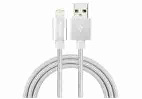 Кабель ROCK Charge & Sync round Lightning Cable II 0,3 m White