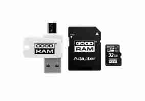 Карта пам'яті GOODRAM 32 GB microSDHC class 10 UHS-I All-in-One (M1A4-0320R12)