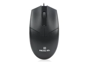 Мышь REAL-EL RM-208 Black (EL123200030)