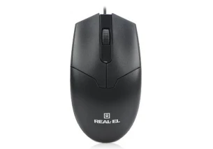 Мышь REAL-EL RM-208 Black (EL123200030)