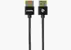 Кабель 2E (-W9668BL-2M) HDMI 2.0 Gen 2 Ultra Slim Cable Black 2m