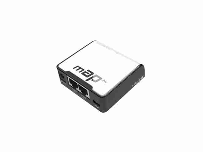 Точка доступа MikroTik mAP2nD (2x10/100 Ethernet ports, 1x micro USB, 1,2 dBi, PoE)