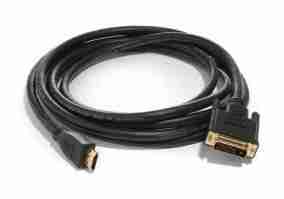 Кабель ATCOM (3810) DVI-HDMI 3м 2 ferite