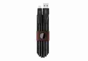 Кабель Belkin DuraTek™ Plus Lightning to USB-A Cable, 1,2m, black F8J236BT04-BLK